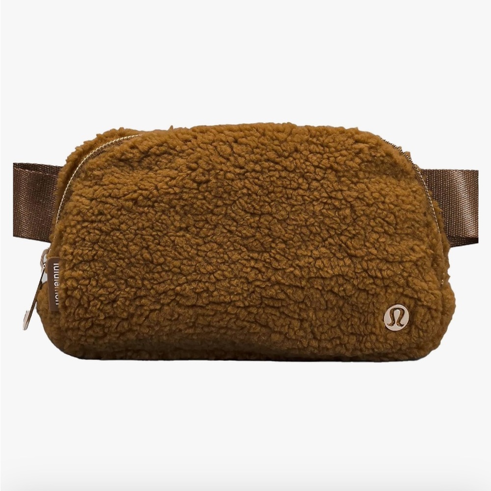 Lululemon Brown Furry Belt Bag (No longer sold)